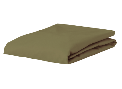 Morph Design satijn hoeslaken 300tc, olijfgroen