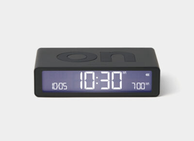 Lexon wekker Flip Classic red