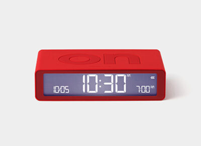 Lexon wekker Flip Classic duck blue