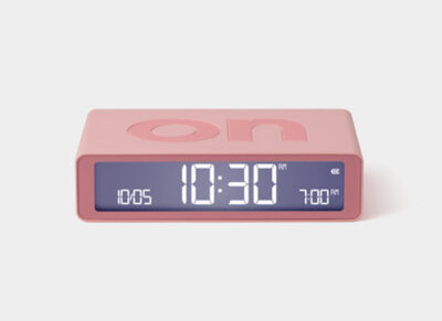 Lexon wekker Flip Classic red