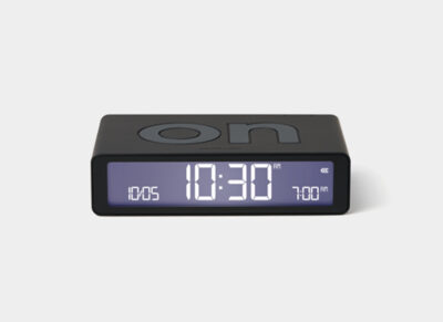 Lexon wekker Flip Classic red